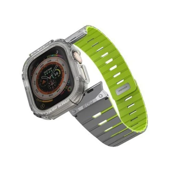 Skinarma Magnetic Apple Watch Strap Gemini + Watch Case Atom - 49 Mm
